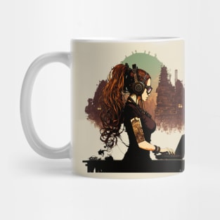 Steampunk Coder - A fusion of old and new technology Mug